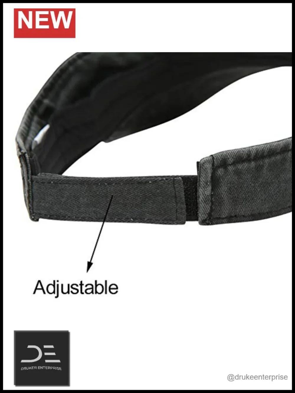 Adjustable Cotton Sport Sun Visor Hat for Outdoor Activities